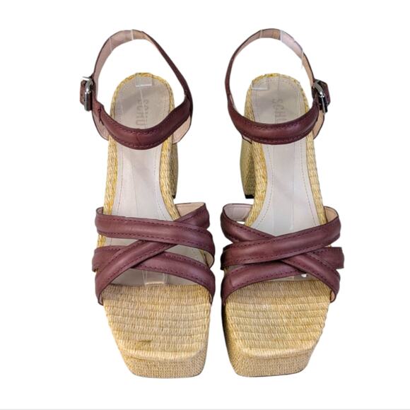 Schutz Stacie Platform Sandals EUC Size 10B S3326 - Picture 5 of 10